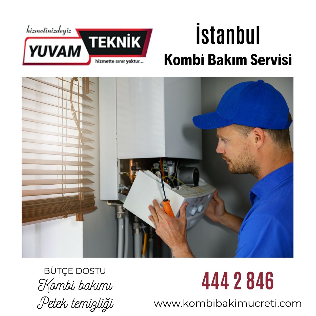 İstanbul kombi bakım servisi 444 28 46