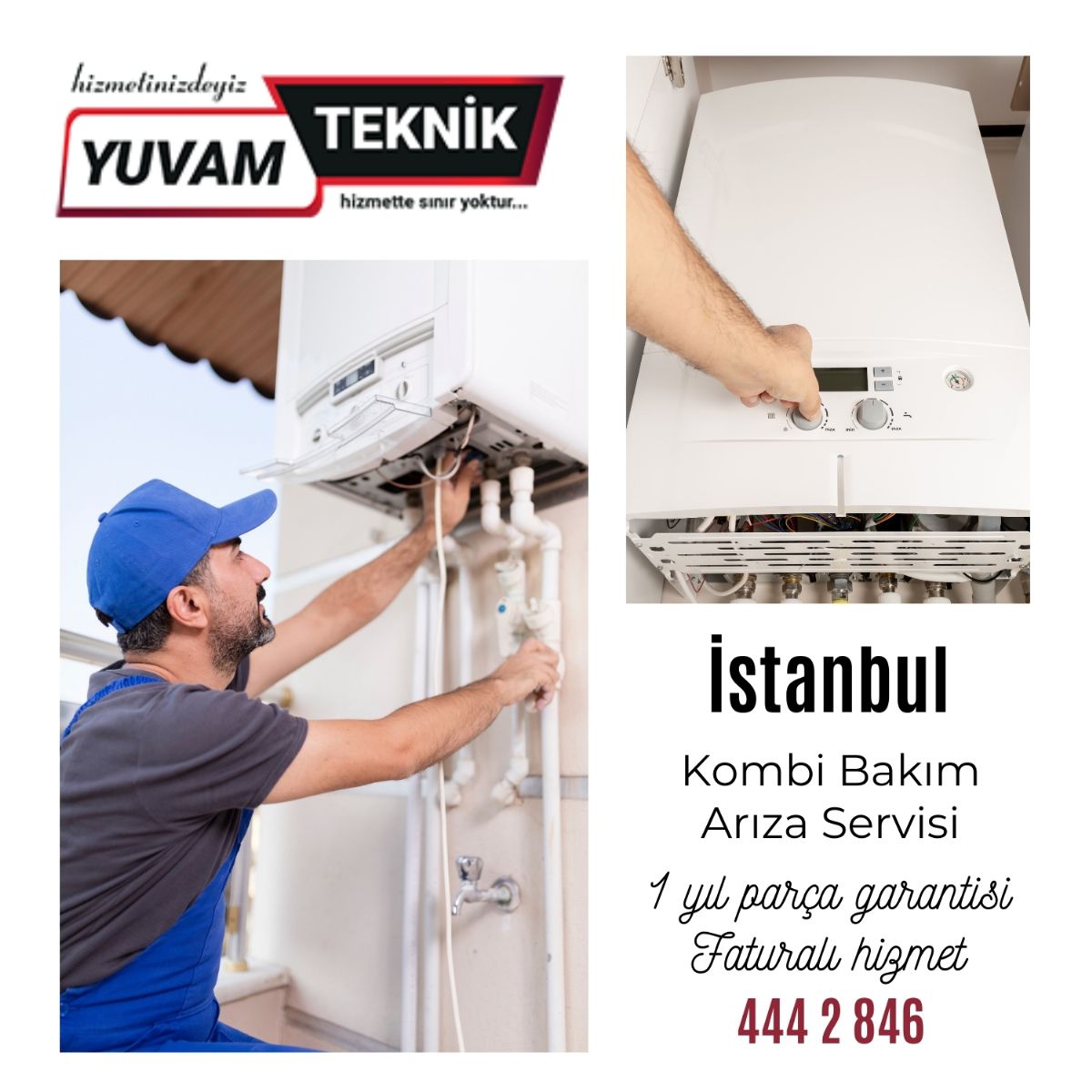 İstanbul kombi bakım ve arıza servisi 444 2 846