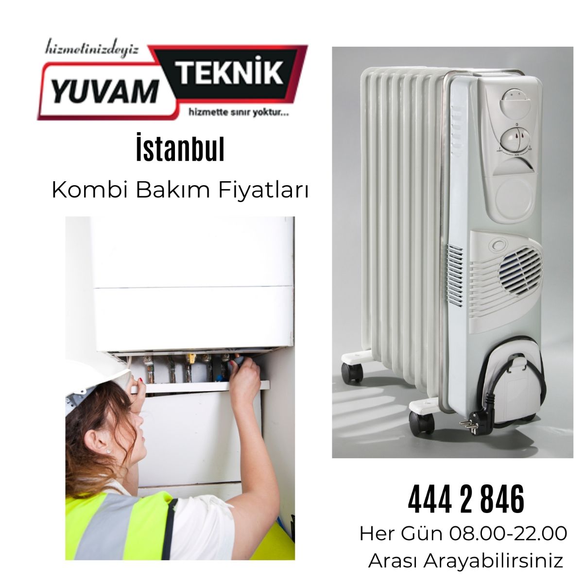 İstanbul kombi bakım fiyatları 444 2 846